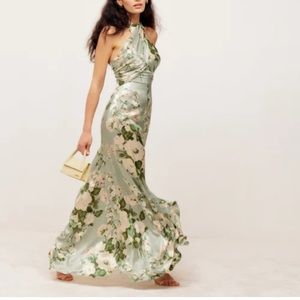 Reformation Veria silk dress